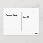 Fazant draagt pelgrimskleding briefkaart (Achterkant)