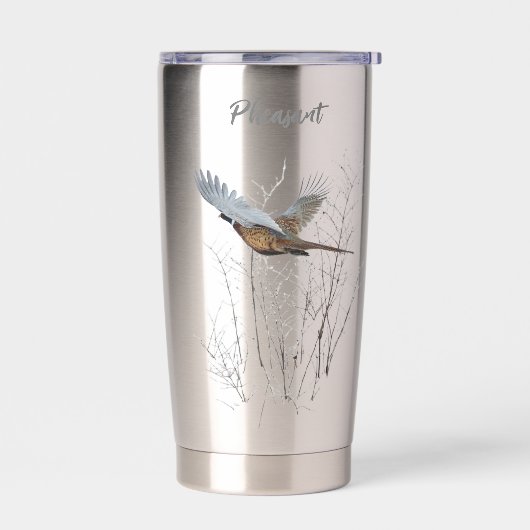 fazant geïsoleerde drinkbeker (Links)