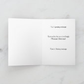 Fazant grappige kerstkaart kaart (Binnen)