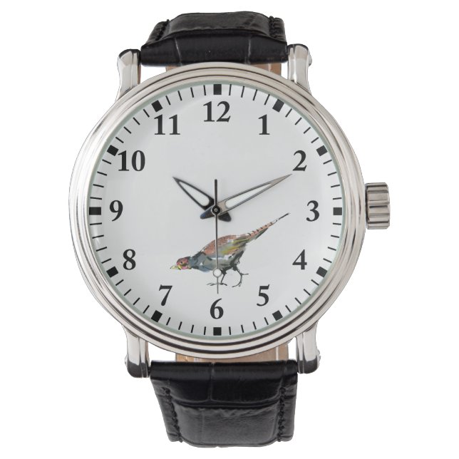 Fazant Horloge (Voorkant)
