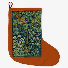 Fazant in een boom (door William Morris) Grote Kerstsok