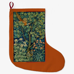 Fazant in een boom (door William Morris) Grote Kerstsok
