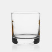 Fazant in gouden vlucht whisky glas (Rechts)