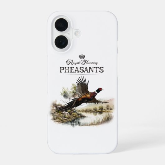 fazant iPhone 16 hoesje (Achterkant)