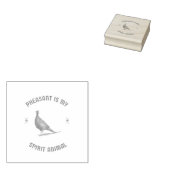 fazant is mijn gedistilleerde diertje rubberstempel (Gestempeld)