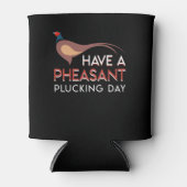 Fazant jacht hebben fazant plukken dag blikjeskoeler (Voorkant)