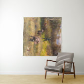 Fazant jacht met een Pudelpointers Wandkleed (In Situ (horizontaal))
