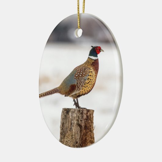 fazant keramisch ornament (Links)