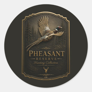 Fazant, Koninklijke Jacht Ronde Sticker