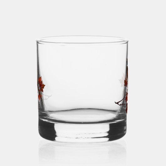 Fazant, Kunst Whisky Glas (Rechts)