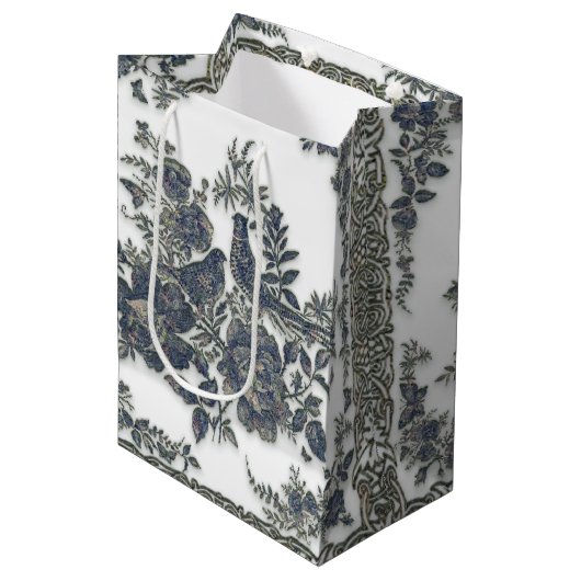 fazant medium cadeauzakje (Voorkant Gekanteld)