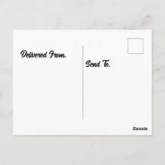 Fazant met kerstboom en cadeaus briefkaart (Achterkant)