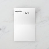 Fazant met kerstboom en cadeaus kaart (Binnen)