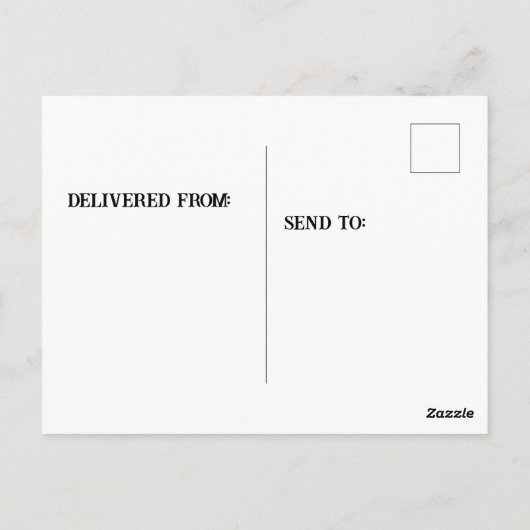 Fazant met kerstmuts briefkaart (Achterkant)