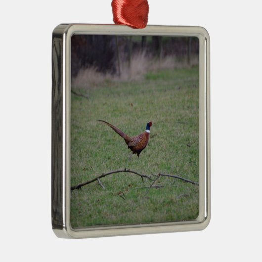 fazant metalen ornament (Rechts)