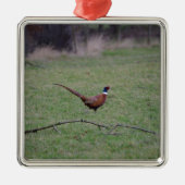 fazant metalen ornament (Voorkant)