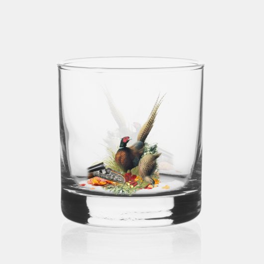 Fazant mok whisky glas (Achterkant)