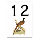  fazant op de kleur van de vogeltrek van het Spel  Kaart (Achterkant)