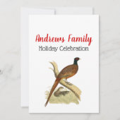  fazant op de kleur van de vogeltrek van het Spel  Kaart (Voorkant)