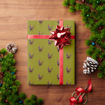 Fazant op salie kerstcadeau verpakkings papier
