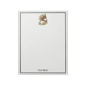  fazant op vertakking met Trees Tekenkleur Notitieblok (Linkerzijde)