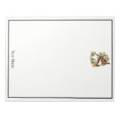 fazant op vertakking met Trees Tekenkleur Notitieblok (Voorkant)