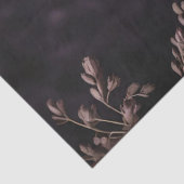 Fazant Paarse Bloem Illustratie Tissuepapier (Detail)