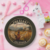 Fazant papieren bordje (Feest)