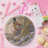 fazant papieren bordje (Feest)