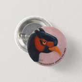 fazant ronde button 3,2 cm (Voorkant /achterkant)