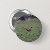Fazant Ronde Button 5,7 Cm (Voorkant /achterkant)