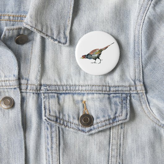 Fazant Ronde Button 5,7 Cm (In situ)