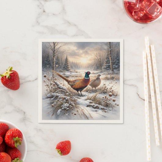 Fazant  servet (Insitu)