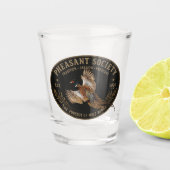 Fazant shot glas (Voorkant)