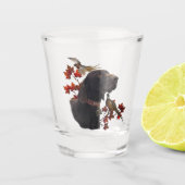fazant shot glas (Voorkant)