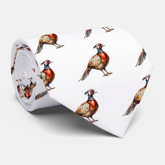 fazant stropdas (Opgerold)