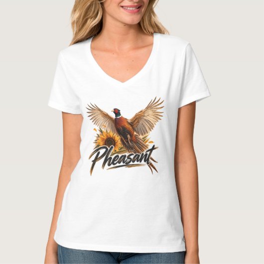 Fazant t-shirt (Voorkant)