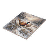 Fazant tegeltje (Zijkant)