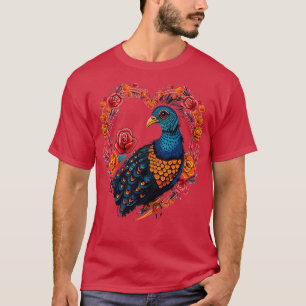 Fazant Valentijnsdag T-shirt