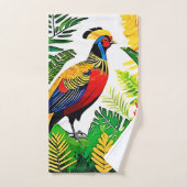fazant van exotisch Oerwoud Bad Handdoek (Handdoek)