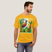 fazant van exotisch Oerwoud T-shirt (Voorkant volledig)