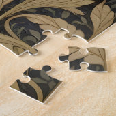 Fazant Vintage Bloem William Morris Geïnspireerd Legpuzzel (Zijkant)