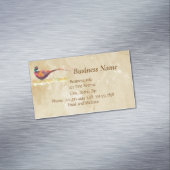 fazant, vogel, Natuur, milieu, Visitekaartje Magnetisch Visitekaartje (Voorbeeld)