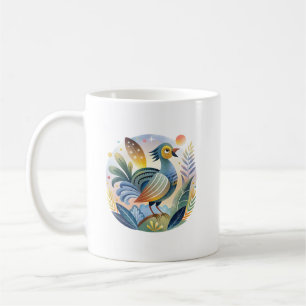 Fazant vogelillustratie Wilde dieren & natuurkun Koffiemok