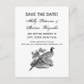  fazant-vogeltrekbaan aankondigingskaart (Voorkant)