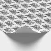  fazant-vogeltrekbaan cadeaupapier (Hoek)