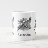 fazant-vogeltrekbaan grote koffiekop (Voorkant)