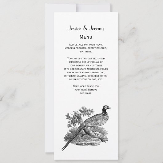  fazant-vogeltrekbaan kaart (Achterkant)