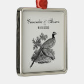  fazant-vogeltrekbaan metalen ornament (Rechts)