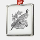  fazant-vogeltrekbaan metalen ornament (Links)
